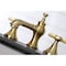 Kingston Brass KC7067BEX Essex 8" Widespread Bathroom Faucet, Brushed Brass KC7067BEX - alternate 4